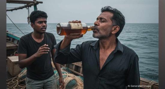 ද්‍රවයක් පානය කිරීමෙන් ධීවරයින් 2නෙක් මරුට